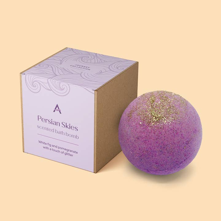 Persian Skies Fig and Pomegranate Bath Bomb