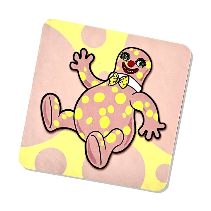 Mr Blobby Drinks Coaster