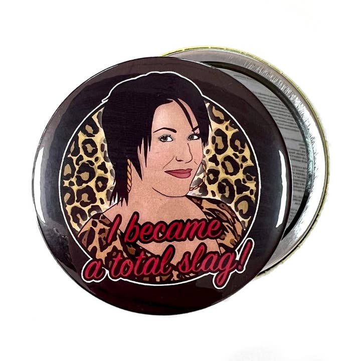 I Became A Total Slag Kat Slater Hand Pocket Mirror