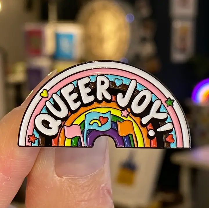 Queer Joy! Enamel Pin Badge